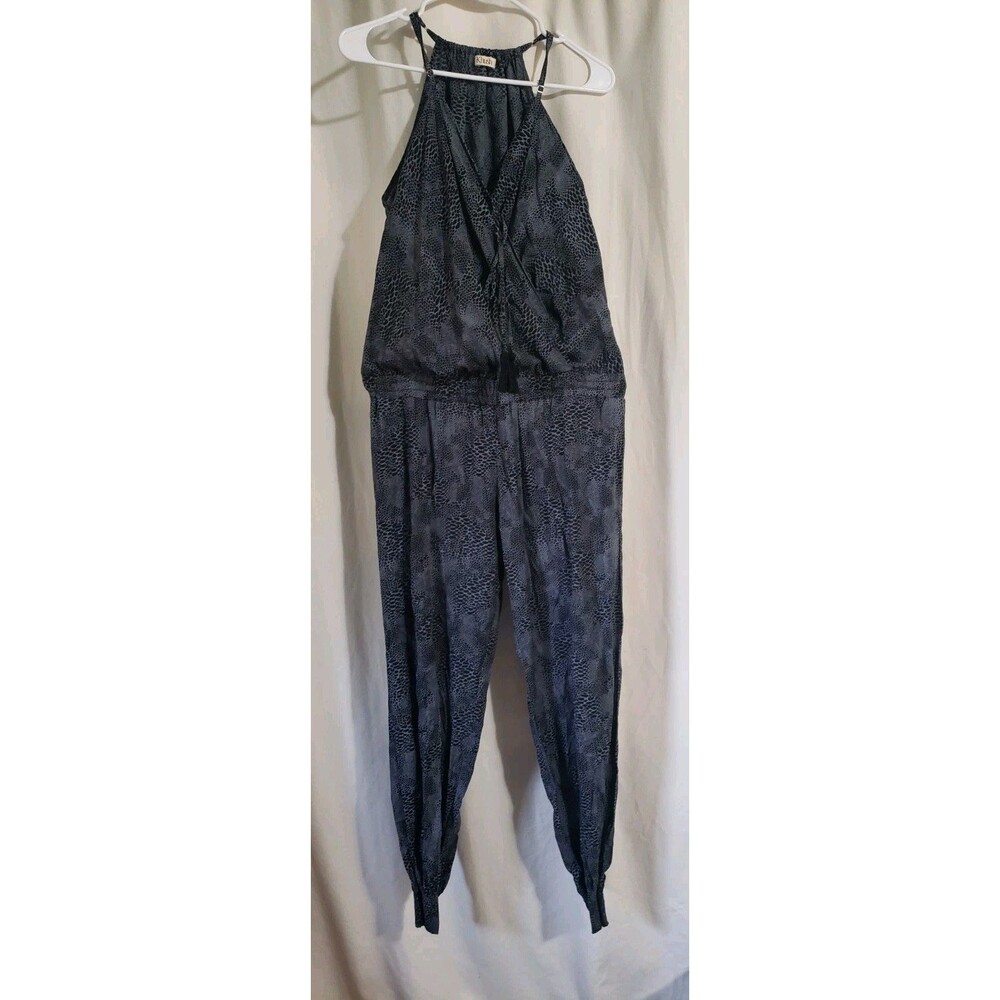 Khush Women's XS Jumpsuit Bohemian Snake Print Relaxed Fit Joggers